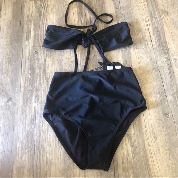 NWT Motel Rocks Black Strappy One Piece Bikini - Picture 3 of 4
